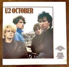 U2 : October LP  1981 Vinyl Island Records Album SRC 90092-1 Shrink! VG comprar usado  Enviando para Brazil