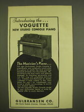1938 gulbransen voguette for sale  Madison Heights