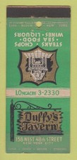 Matchbook cover duffy for sale  USA