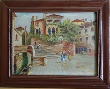 Venezia vecchissimo quadro usato  Casalnuovo di Napoli