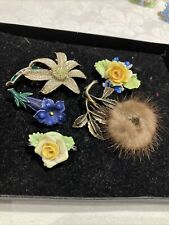 Broken vintage brooches for sale  CLECKHEATON