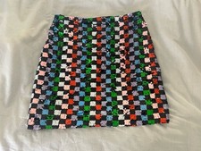 Mini-saia feminina Endless Rose XS lantejoulas multicoloridas nova sem etiquetas com zíper comprar usado  Enviando para Brazil