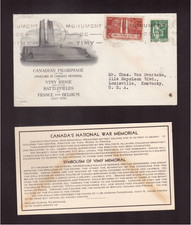 Memorial vimy env d'occasion  Saumur