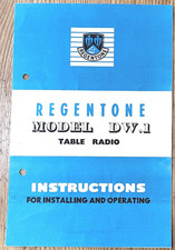 Regentone model dw1 for sale  SUNBURY-ON-THAMES