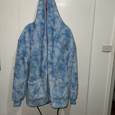 Chaqueta con capucha Care Bears para mujer talla S/M azul y rosa ropa de dormir segunda mano  Embacar hacia Mexico