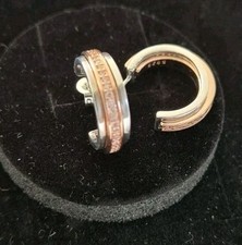 Damenohrringe bicolor 925er gebraucht kaufen  Moers