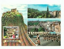 Edimburgo: 'Castelo' :Floral Clock, Princes Street, Scott Monument, cachimbos e tambores comprar usado  Enviando para Brazil