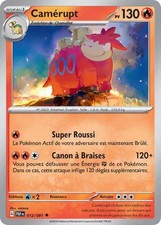 Carte pokémon camérupt d'occasion  Villeneuve-d'Ascq-