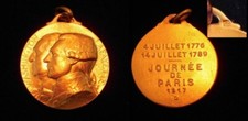 Medaille washington lafayette d'occasion  Douai