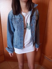 Giubbotto vintage jeans usato  Racale