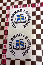 Adesivos 2 x 50 mm feitos na Suécia - P1800 Volvo Amazon 99 96 95 99 900 9000 Saab comprar usado  Enviando para Brazil