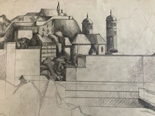 Dessin 1970 crayon d'occasion  Toulouse-