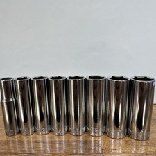 Conjunto de soquete métrico Craftsman 8 peças 3/8 unidades 6 pontos profundidade comprar usado  Enviando para Brazil