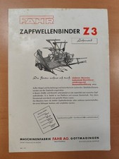 Fahr zapfwellenbinder traktor gebraucht kaufen  Spraitbach