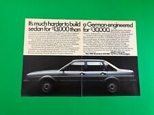 1984 1985 Volkswagen Quantum anúncio impresso original 2 páginas comprar usado  Enviando para Brazil