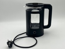 Chaleira de vidro Haooair 1,5L, fervura rápida, LED, desligamento automático, proteção contra ebulição e secagem, preta comprar usado  Enviando para Brazil