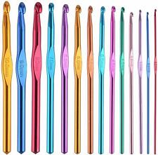 Crochet hook multicoloured for sale  HARROW