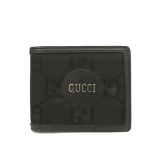 Carteira dupla GUCCI Off The Grid GG logotipo lona couro preta/8AG1136 comprar usado  Enviando para Brazil