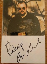 Carlo lucarelli autografo usato  Genova
