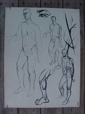 Esboços nus bonecos masculinos originais assinados e datados comprar usado Esboços nus bonecos masculinos originais assinados e datados comprar usado  Enviando para Brazil