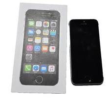 Celular Apple iPhone 5S cinza espacial com caixa desbloqueada, peças/reparo LEIA DESC. comprar usado  Enviando para Brazil
