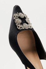 7.5 black satin for sale  Garden City