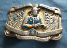 Pewter belt buckle for sale  SWINDON