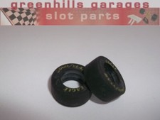Par de pneus dianteiros Greenhills Scalextric Goodyear Eagle letras amarelas F1 - Usado , usado comprar usado  Enviando para Brazil