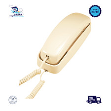 Telefone com fio AT&T 210 básico linha única sem necessidade de alimentação CA bege, usado comprar usado  Enviando para Brazil