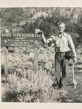 Silver Mountain City California CA Mining Town Alpine Co. Foto instantânea antiga comprar usado  Enviando para Brazil