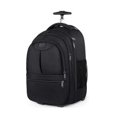 Usado, Mochila de viagem MATEIN Rolling, resistente 17 polegadas mochila para laptop com rodas, preta comprar usado  Enviando para Brazil