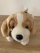 Brinquedos de quilha - Cachorro Beagle realista "Toby" marrom branco 25cm comprar usado  Enviando para Brazil