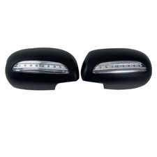 Usado, Capas de espelho lateral de carro preto fosco com luz para Toyota Corolla Altis 2008-2013 comprar usado  Enviando para Brazil