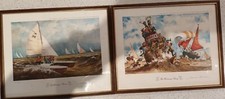 Signed sailing prints for sale  COLWYN BAY