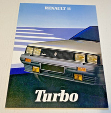 Brochure renault turbo d'occasion  Quarré-les-Tombes