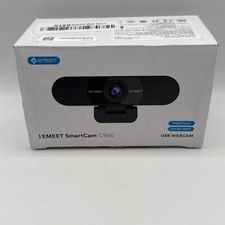Webcam EMeet SmartCam C960 Full HD 1080p preta faltando manual e capa de câmera comprar usado  Enviando para Brazil
