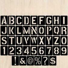 Pochoirs alphabet chiffres d'occasion  Dombasle-sur-Meurthe