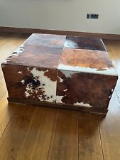Cowhide oversized ottoman for sale  NORTHAMPTON