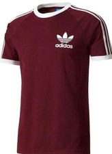 Camiseta Adidas Originals masculina 3 listras algodão gola redonda manga curta, usado comprar usado  Enviando para Brazil