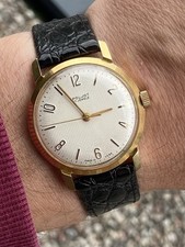 POLJOT Gilosz Harlekin 33,5mm | 20 mikronów Różowe złoto | Vintage lata 70. na sprzedaż  PL