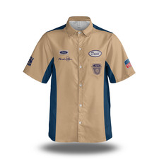 Camisa F-100 Ford Vintage Estilo Antiguo Botón Mecánico Trabajo Estilo Tela Ligera segunda mano  Embacar hacia Mexico