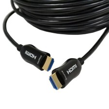 Cabo HDMI 4K Ultra HD (60 pés) Logico HDFB30BK super alta velocidade fibra óptica comprar usado Cabo HDMI 4K Ultra HD (60 pés) Logico HDFB30BK super alta velocidade fibra óptica comprar usado  Enviando para Brazil