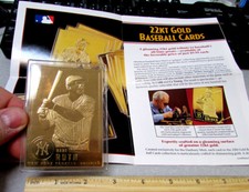 Babe ruth 22kt for sale  Fairbanks