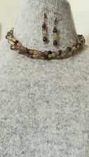 Collana fili fluorite usato  Casapesenna