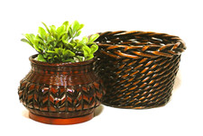 Planter baskets woven for sale  Kenosha