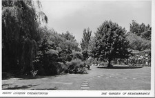 London - South London Crematorium Garden, Mitcham - cartão de RP traseiro em branco c.1950s comprar usado  Enviando para Brazil