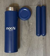 Garrafa térmica refrigerador remédio azul MOCHI com 2 inserções de resfriamento, tampa de rosca comprar usado  Enviando para Brazil