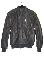 Herren lederjacke grau gebraucht kaufen  Wolfhagen