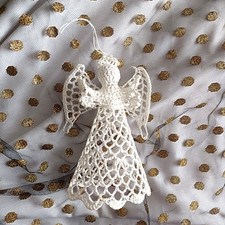 Crochet christmas angel for sale  WALSALL