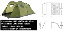 Eurohike sendero family for sale  EAST GRINSTEAD